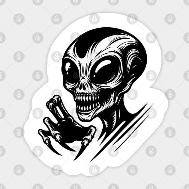 The Enigmatic Entity Sticker by MakerMind8.2